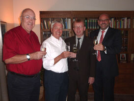 v. l.: Helmut Beck, Uwe Kleefoot, Matthias Baaß, Heiner Bernhard
