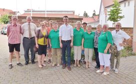Gruppenfoto mit den Landfrauen und der Peru-Hilfe